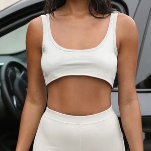 JOAH BROWN SPORTY CROP small/medium never worn perfect condition